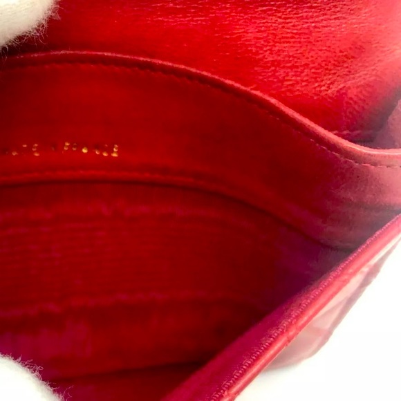 Chanel Lambskin Deep Red Wallet, dust bag and box - Picture 3 of 10